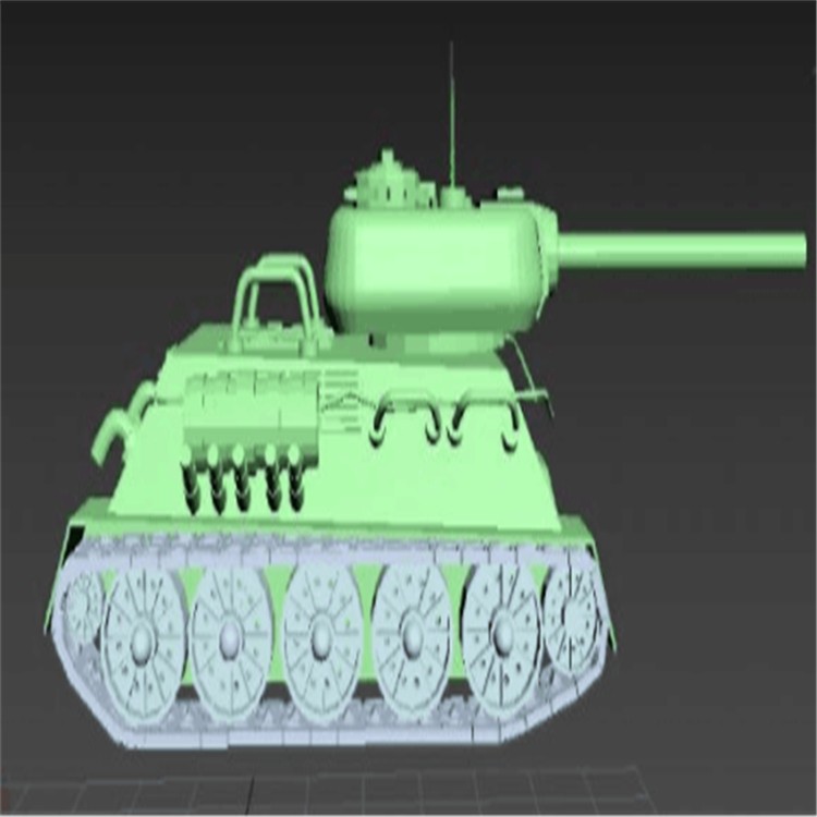 普定充气军用坦克模型